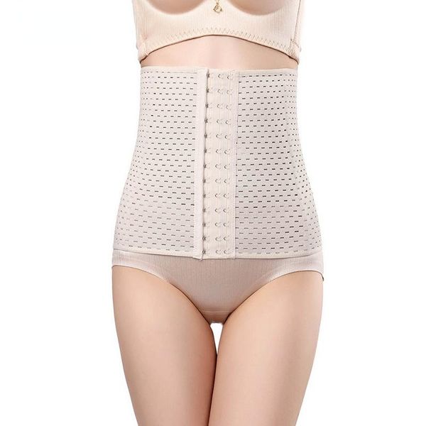 

women's shapers arrivals women waist cinchers ladies corset shaper band body building front buckle three breasted dropship support, Black;white