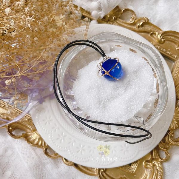 

pendant necklaces anime necklace tears of themis artem wing zuo ran cosplay prop handmade, Silver