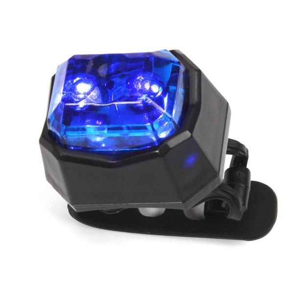 

bike lights style bicycle gem taillights red light blue and white three modes waterproof taillight accessories
