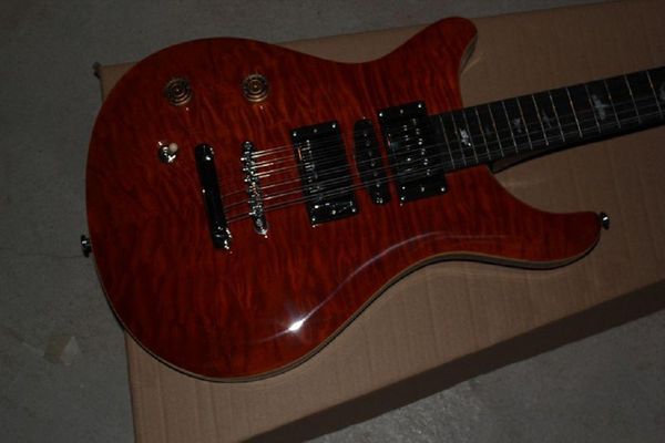 

factory wholesale and retail 12 string left handed prs paul reed brown electric guitar china guitar factory @24