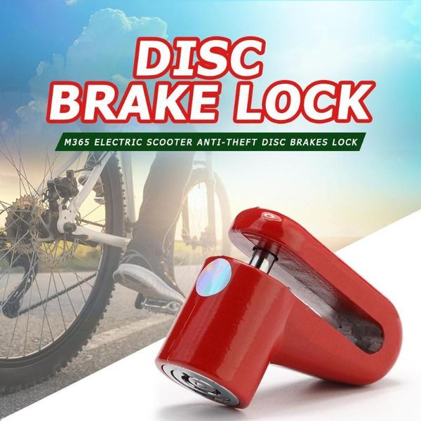 

theft protection 55x45x25mm lock anti brake disc m365 scooter bike bicycle wheel skateboard wheels kickscooter supplies