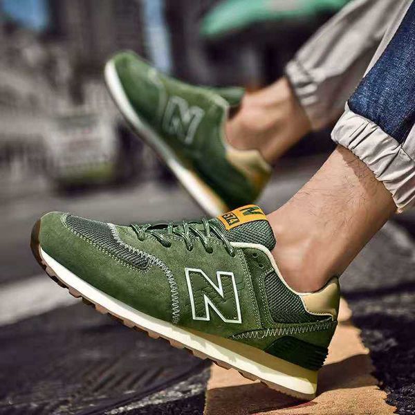 

men's sho winter versatile trend men's sports 580 leisure autumn bain cool running 574 trendy