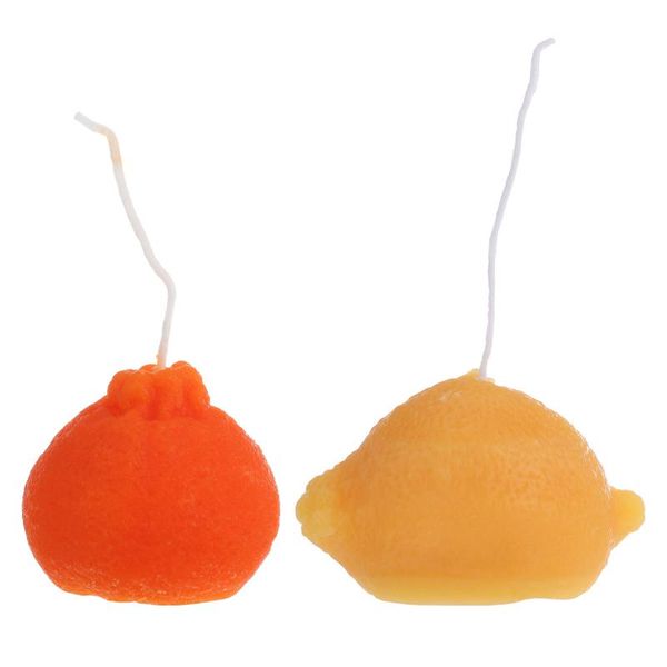 

fragrance lamps 2pcs fruit design scented candles chic candle