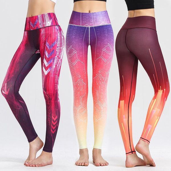 

yoga outfit fitness pants women sports leggings workout running push up gym wear elastic slim arrival 2021