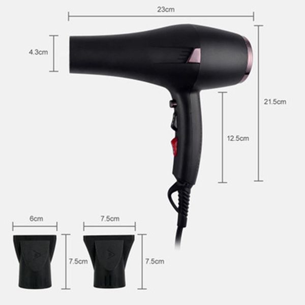 

seller with a hair dryer 2000w high power salon professional electric brushes