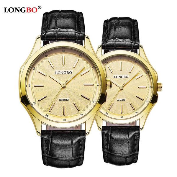 

wristwatches long bo couples watch straps waterproof quartz fashion students a undertakes to 80233, Slivery;brown