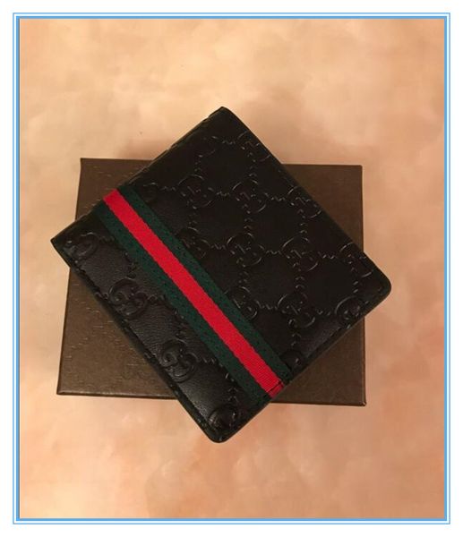 

gglvlouisvittonyslmen short wallet leather black snake tiger bee wallets women long purse card holders, Red;black