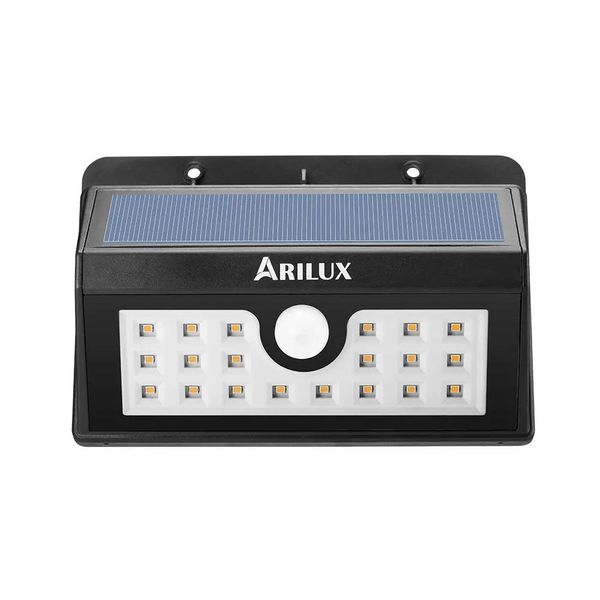 Arilux® PL-SL 05 Sem Fio Solar 20 LED impermeável PIR Motion Sensor Outdoor White Wall Light