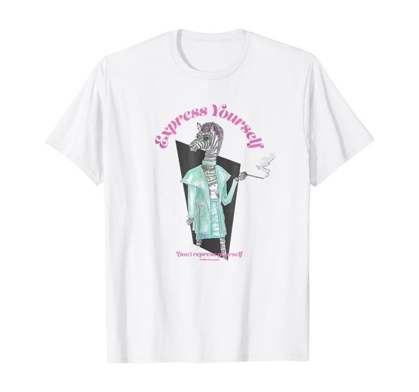 

mens express yourself tee, White;black