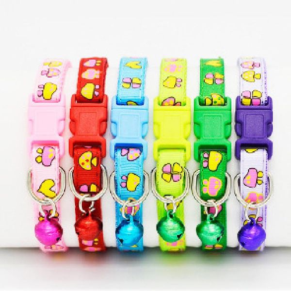

sold lovely mushroom dog collars for small medium dogs puppy cats in cat collar basic bells pet products supplies & leashes