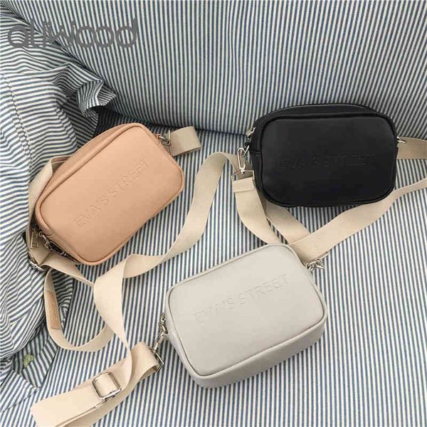 

aliwood brand women's shoulder simple flap designer leather embossed letters messenger bags handbags females crossbody bag
