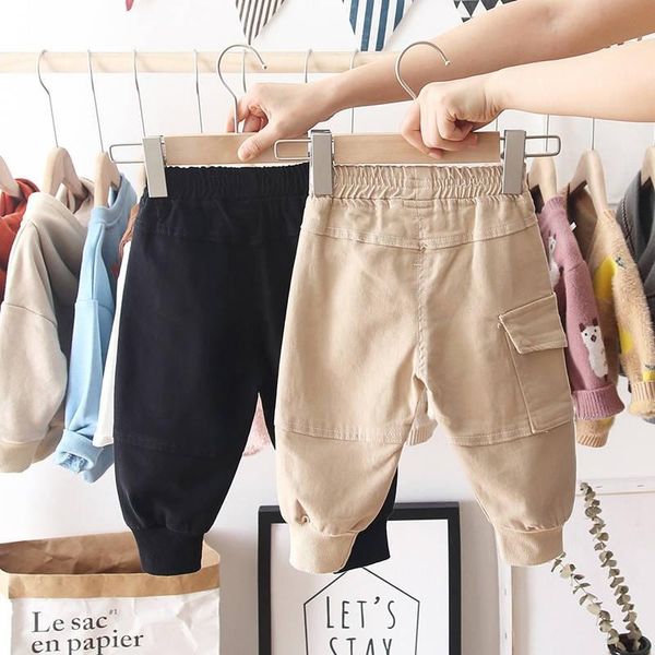 

trousers sweatpants for baby boy pants children with pocket kid pant spring autumn solid bottom legging clothes, Blue