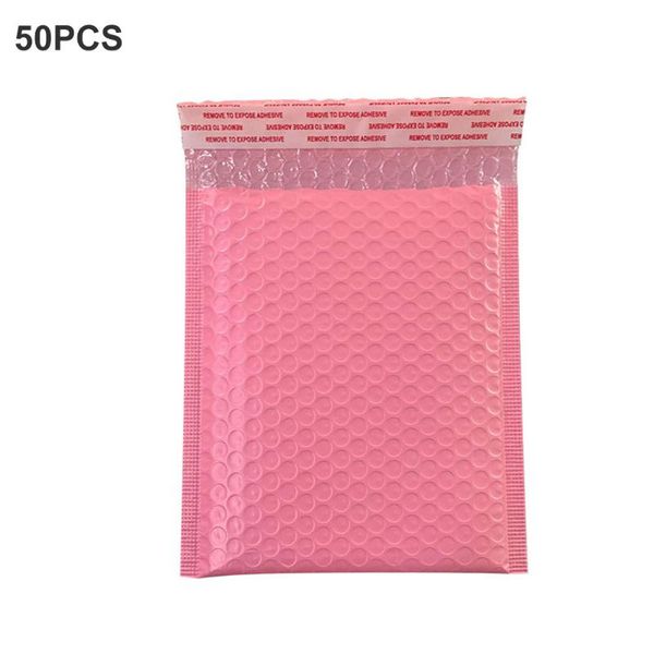 

50pcs with bubble express transport practical lightweight foam envelope bag padded mailer self seal tamperproof pe storage bags