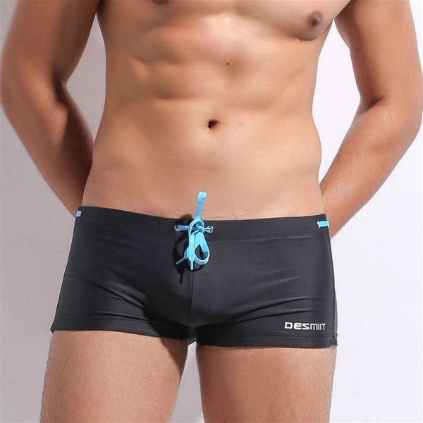

brand summer beach swimwear men boxer briefs low waist swimsuit bathing trousers shorts for man