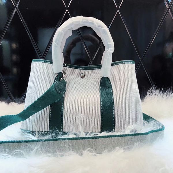 

design 2021 spring new hand leather lady's contrast garden mother bag 55ca