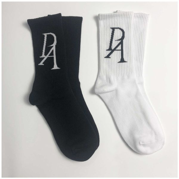 

sports, casual 10 pairs of pa palm line letter 19aw cotton sports hose ins men's and women's socks tide baida, Black