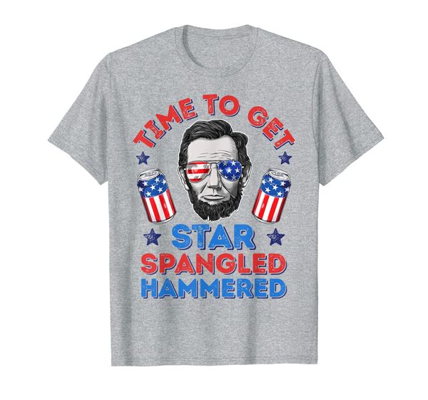

Time To Get Star Spangled Hammered T shirt 4th of July Men, Mainly pictures