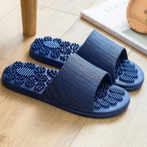 

slippers platform women breathable flat slides for ladies women's indoor/outdoor massage non-slip, Black