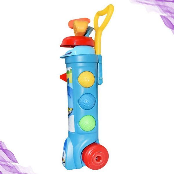 

set of cart toys kids practice mini game sports for children (blue) complete clubs1