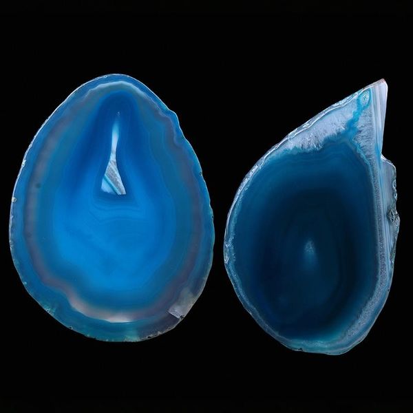 

decorative objects & figurines natural agate geode polished irregular crystal slice stone diy pendant mineral home decoration 781c