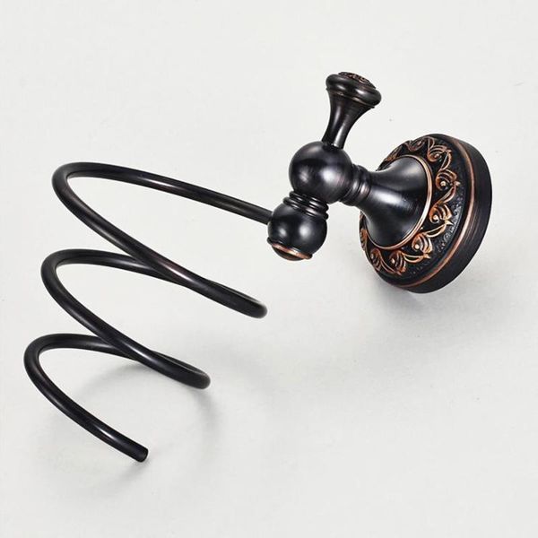 

bathroom shelves european hairdryer black wall mount holder shelf storage rack hair dryer drier1