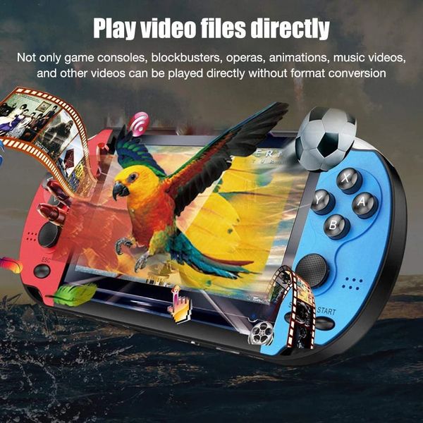 

wolesales 4.3" gba handheld game console x7 video player 300 retro lcd display controller for adults children
