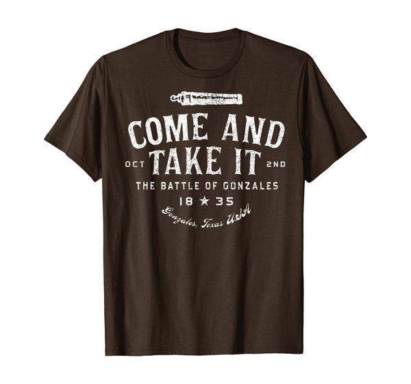 

vintage come and take it the battle of gonzales 1835, White;black