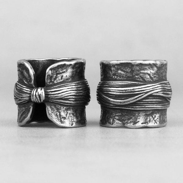

cluster rings retro black hyperbole simple unique stainless steel mens punk for male boyfriend biker jewelry creativity gift wholesale, Golden;silver