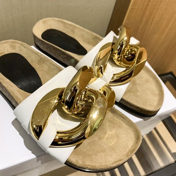 

jw big gold slippers for women to wear in summer ysj, Black