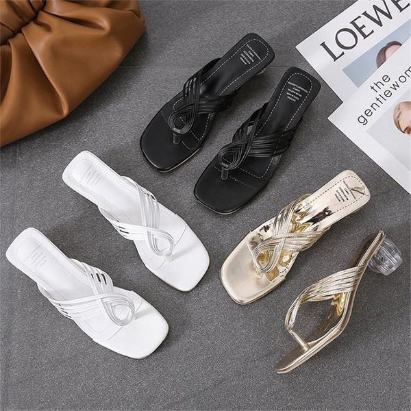 

slippers 2021 summer web celebrity for women to wear fashion small fresh large size, Black