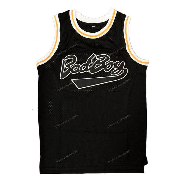 

shipping from us biggie smalls #72 badboy basketball jersey men's all stitched black size s-3xl jerseys