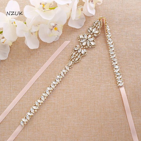

wedding sashes gold crystal bridal sash elegant pearls dress belt rhinestones for accessories y181g, White