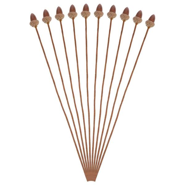 

party decoration 10pcs diy simulation acorn bouquet materials decors floral art