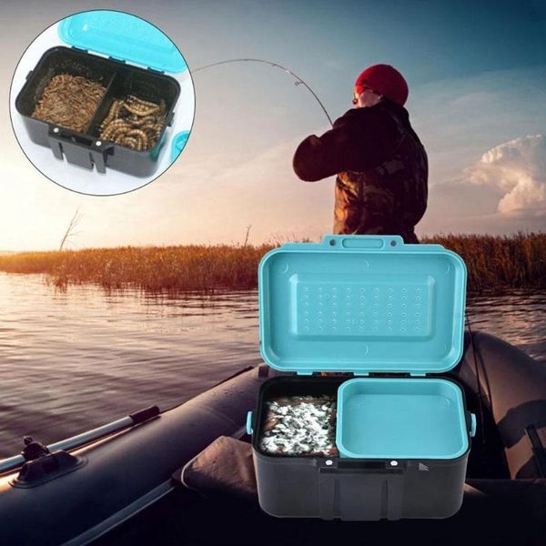 

fishing baits earthworm box worm lure storage case bait redworm tackle x0x1 accessories