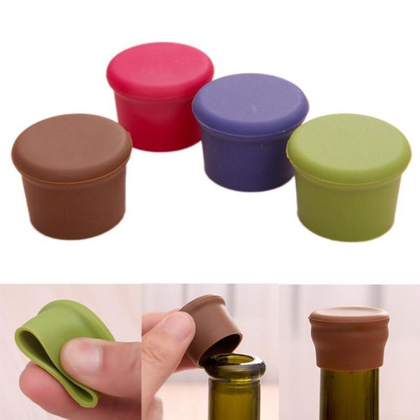 

silicone wine bottle caps ser leak wine bottle cap fresh keeping sealers beer beverage closures bar accessories