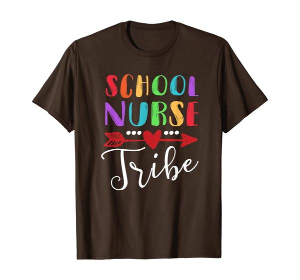 

School Nurse Tribe Gift Nurses Student Teacher Teamwork T-Shirt, Mainly pictures