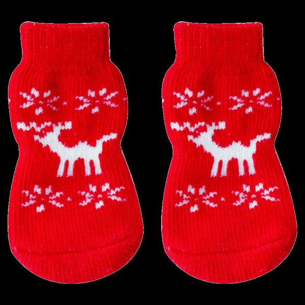 

dog apparel lovely cotton socks cartoon fashion knitted christmas for dogs antislip chaussette chien accessories yy50gw