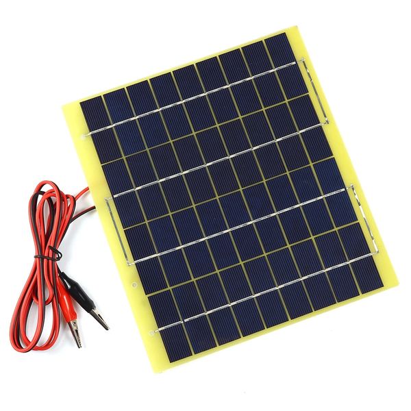 

18v 6w solar panel battery charger for water pump & emergency light fan