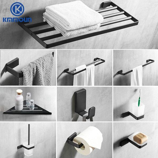 

bath accessory set black bathroom hardware towel rack bar paper holder cloth hook soap network 304sus