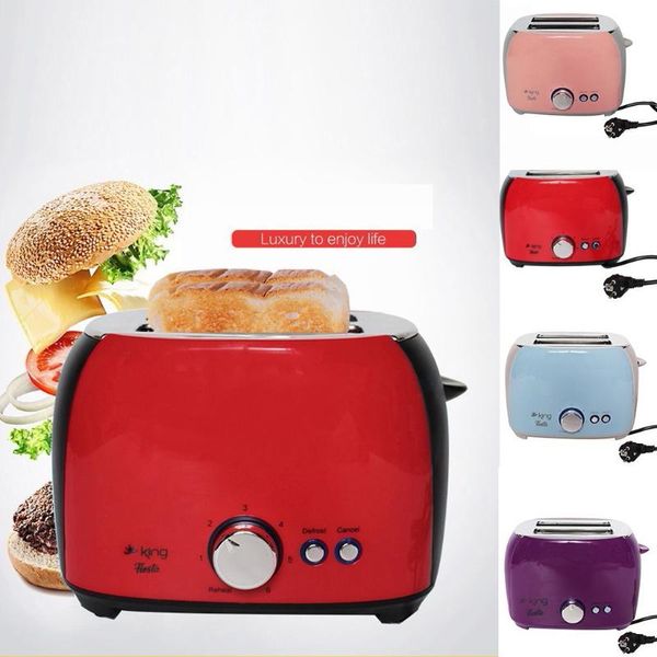 

electric toaster automatic bread baking machine toast sandwich grill oven maker 2 slices household for breakfast making#g30 makers