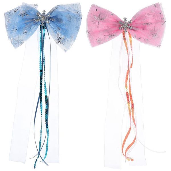 

2pcs hair clips pretty lovely bow-knot headwear accessories decoration pins barrettes for girls1
