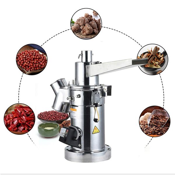 Kuru Biber Tozu Makinesi Tahıl Öğütücü Mısır Kırıcı Kahve Çekirdekleri Taşlama Makinesi