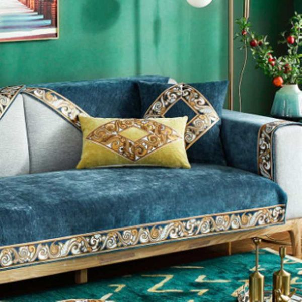 

cushion/decorative pillow arrival chenille material 45*45cm square shape color pattern decoration embroidery cushion cover for livingroom ca