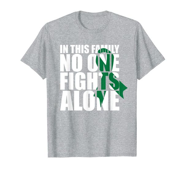 

In This Family No One Fights Alone-Liver Cancer Awareness T-Shirt, Mainly pictures