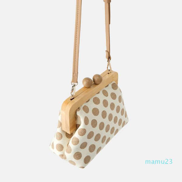 

vintage wooden clip shell women crossbody bags designer dot lady shoulder bag luxury female evening clutch bag small purses 2019