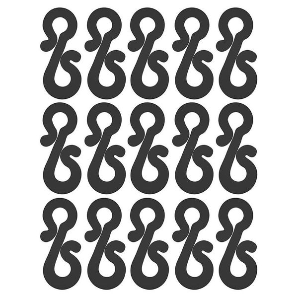 

hooks & rails 100pcs mini gutter hangers christmas icicle clips