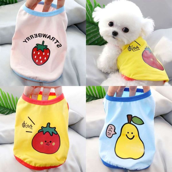 

summer thin pet vest teddy bear bome yorkshire vip schnauzer mini dog clothes