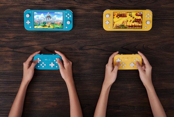 

game controllers & joysticks 2021 8bitdo lite bluetooth gamepad for switch windows yellow turquoise edition
