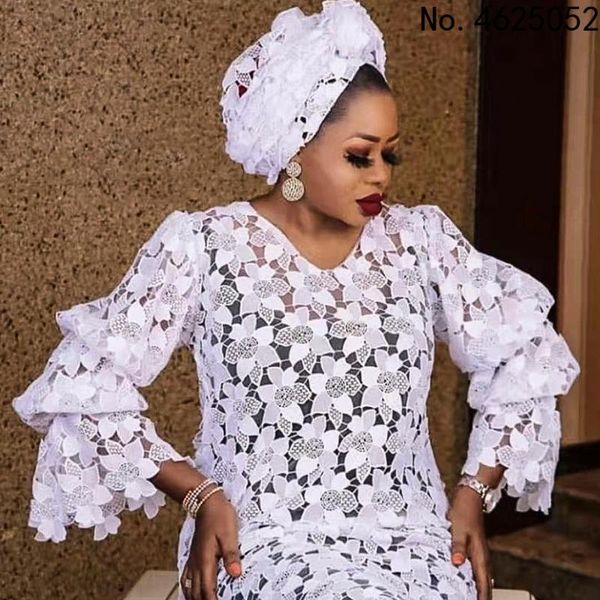 

ethnic clothing dashiki lace african dresses for women large size traditional boubou robe africaine femme white kaftan long dress with heads, Red