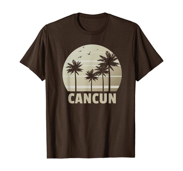 

cancun vacation tee beach souvenir gift, White;black